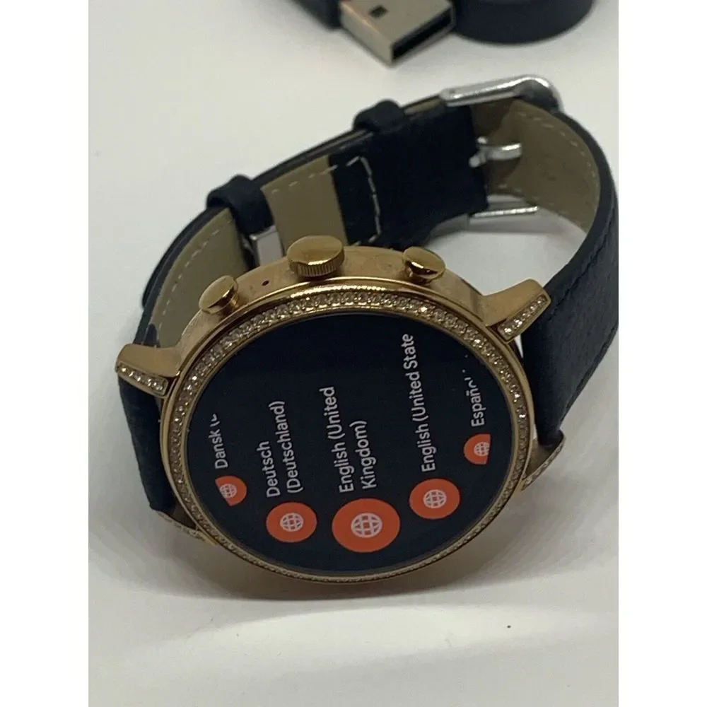 Fossil Gen 4 Authentic Digital Dial Smart Watch Custom Band FTW6015 QT500